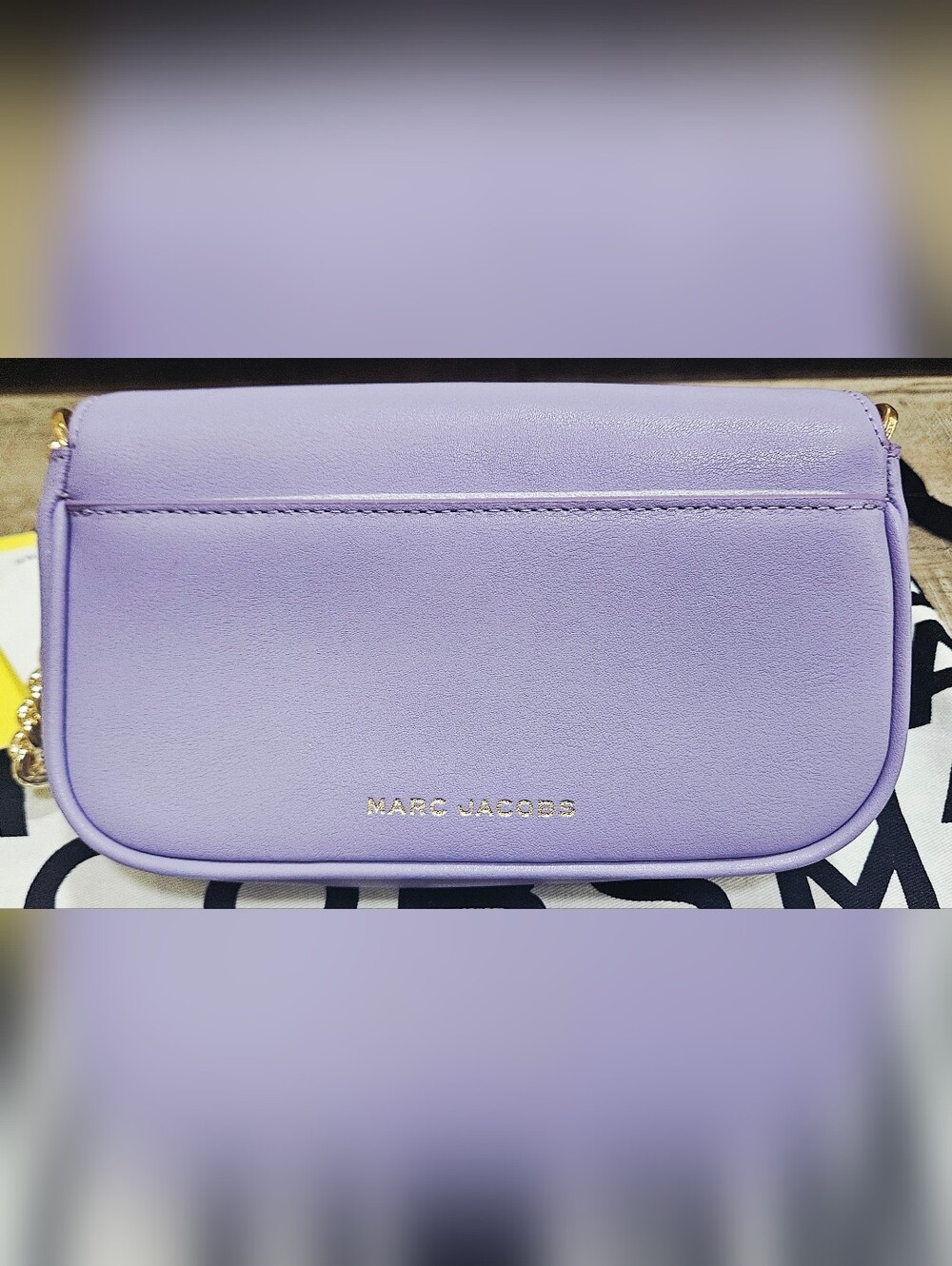 Marc Jacobs The J Marc Mini Shoulder Bag (Lavender/Gold) - Picture 9 of 16